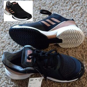 Nwt Adidas Stella McCartney Barricade Tennis Boost Shoes black 8.5